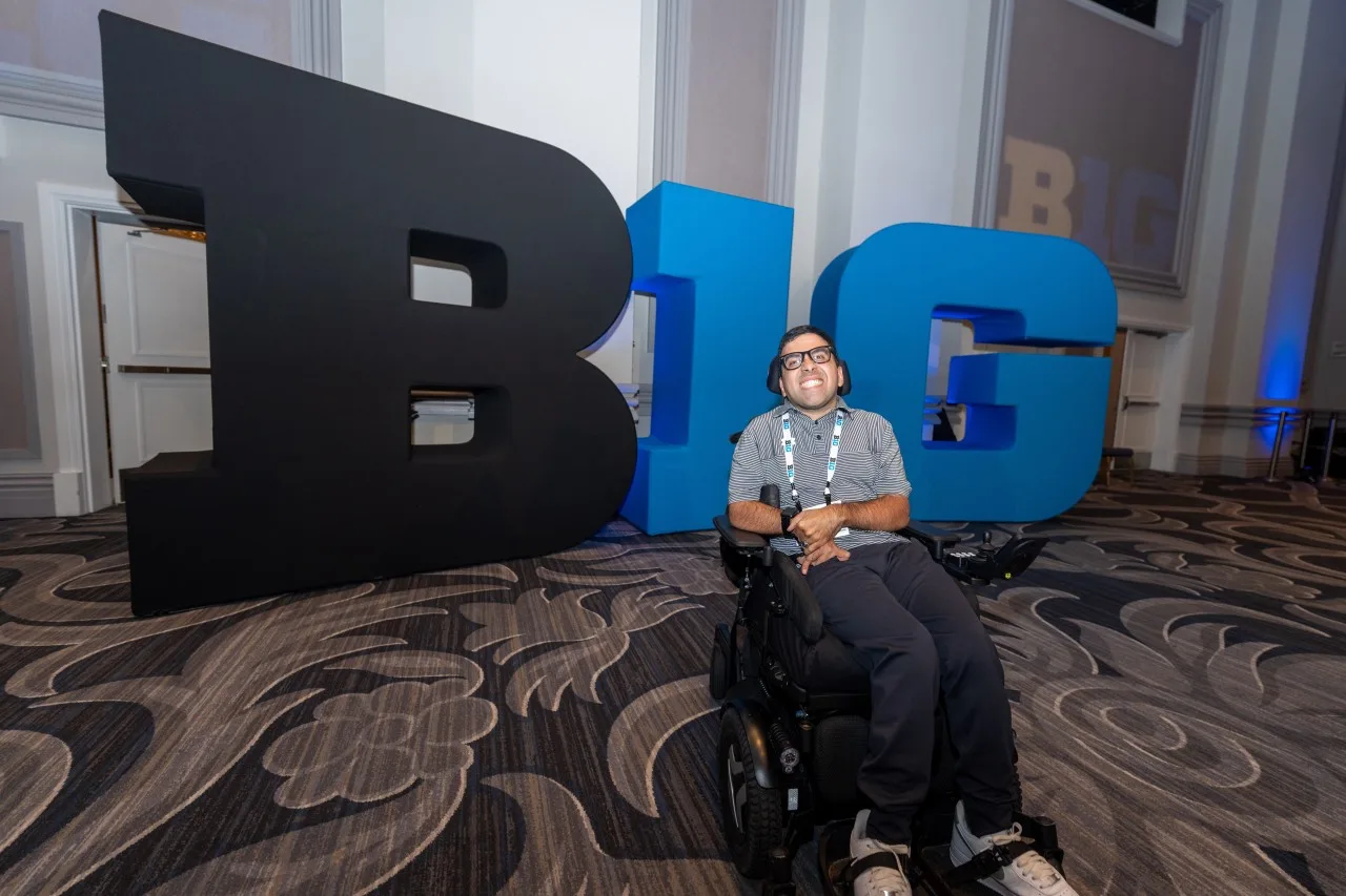 Zain Bando covering Big Ten Media Days