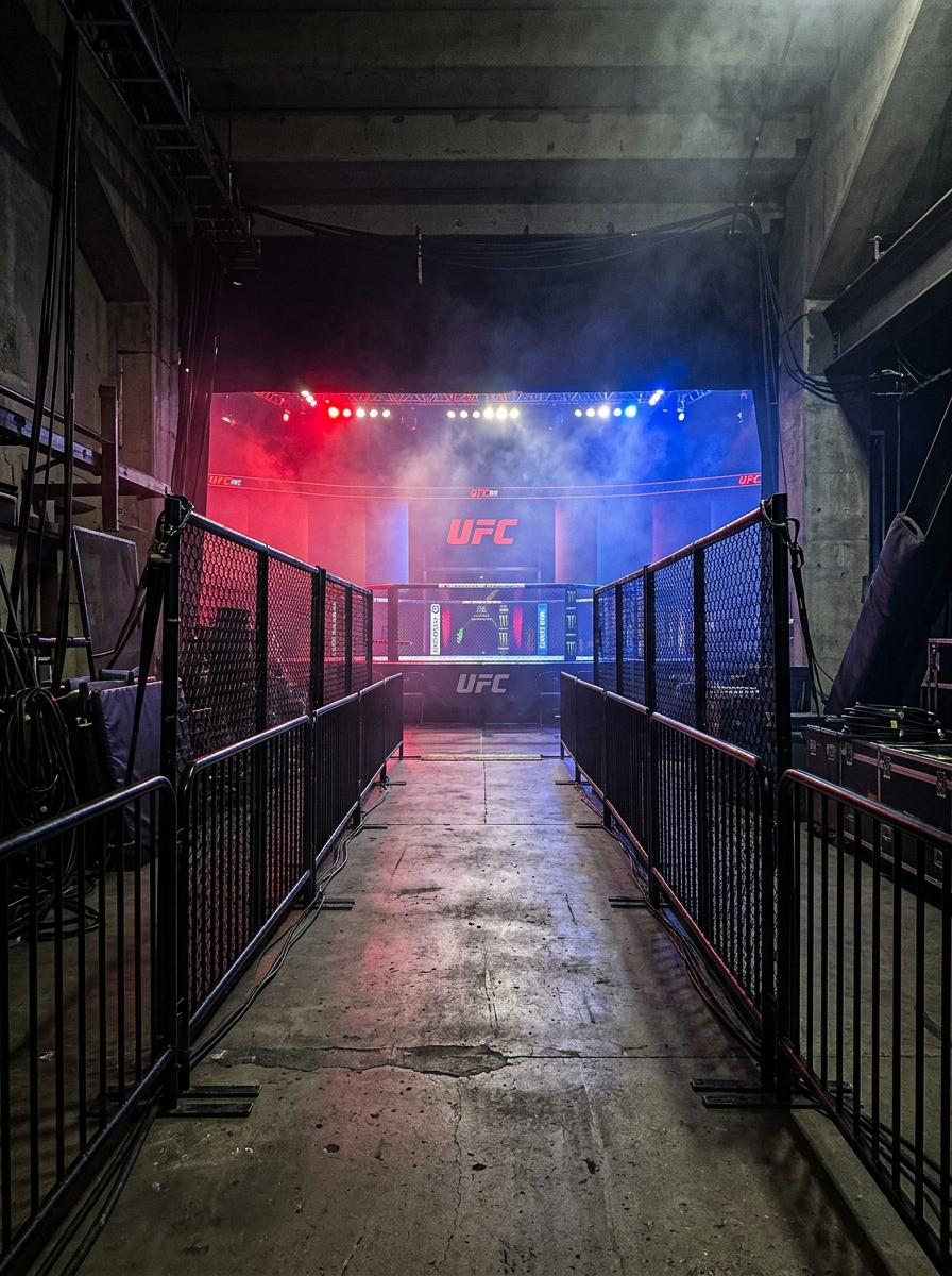 Walkout tunnel, UFC 319