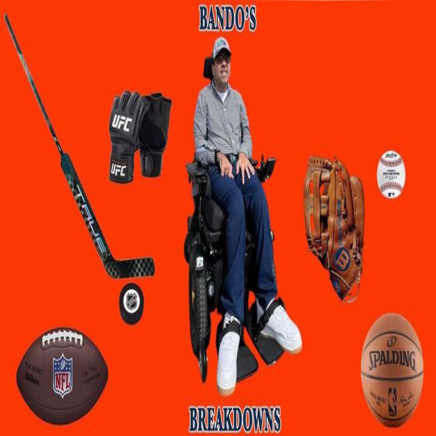Bando's Breakdowns cover art — typographic